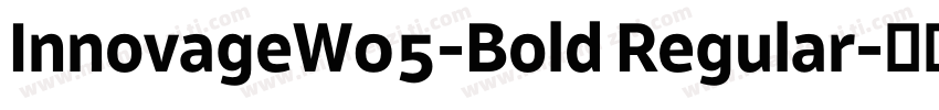 InnovageW05-Bold Regular字体转换